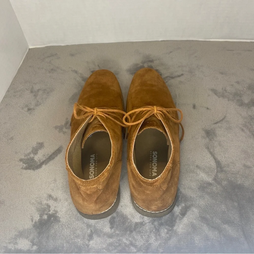 Sonoma Goods for Life + Vitalize Ortholite Mens 12M Suede leather boat. NWOT